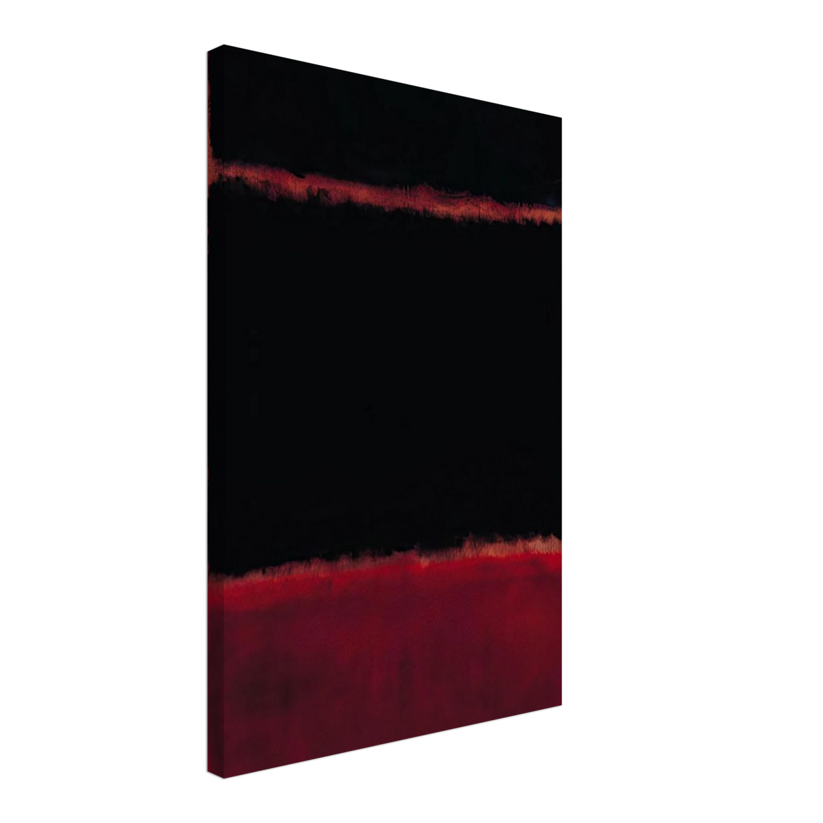 Black in Deep Red - 1957 Canvas | Mark Rothko Canvas | Rothko Prints