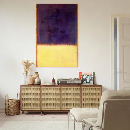Red, Orange, Tan and Purple - 1954 Poster | Mark Rothko Poster | Rothko Prints