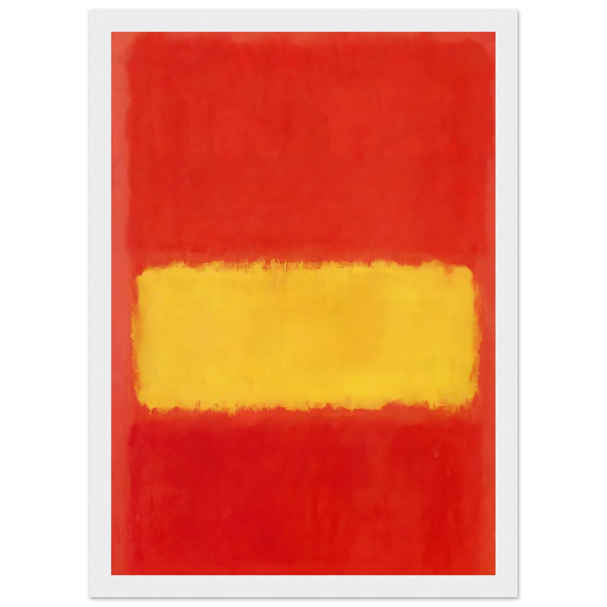 Yellow band - 1956 Framed Poster | Mark Rothko Framed Prints Wall Art | Rothko Prints