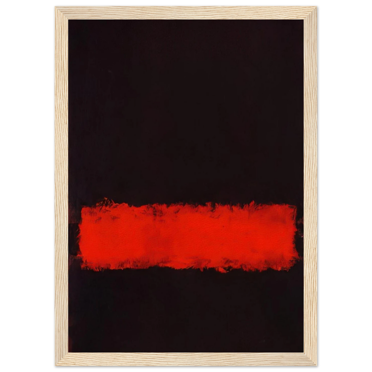 Black, Red and Black - 1968 Framed Poster | Mark Rothko Framed Prints Wall Art | Rothko Prints