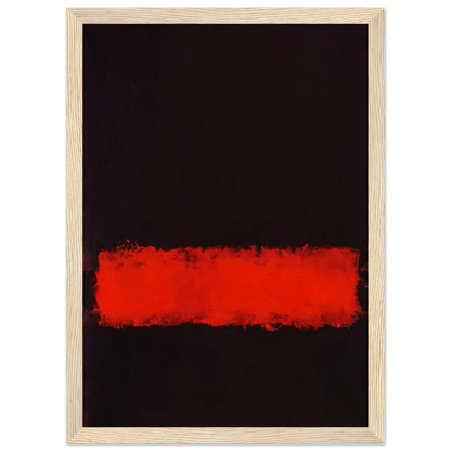 Black, Red and Black - 1968 Framed Poster | Mark Rothko Framed Prints Wall Art | Rothko Prints