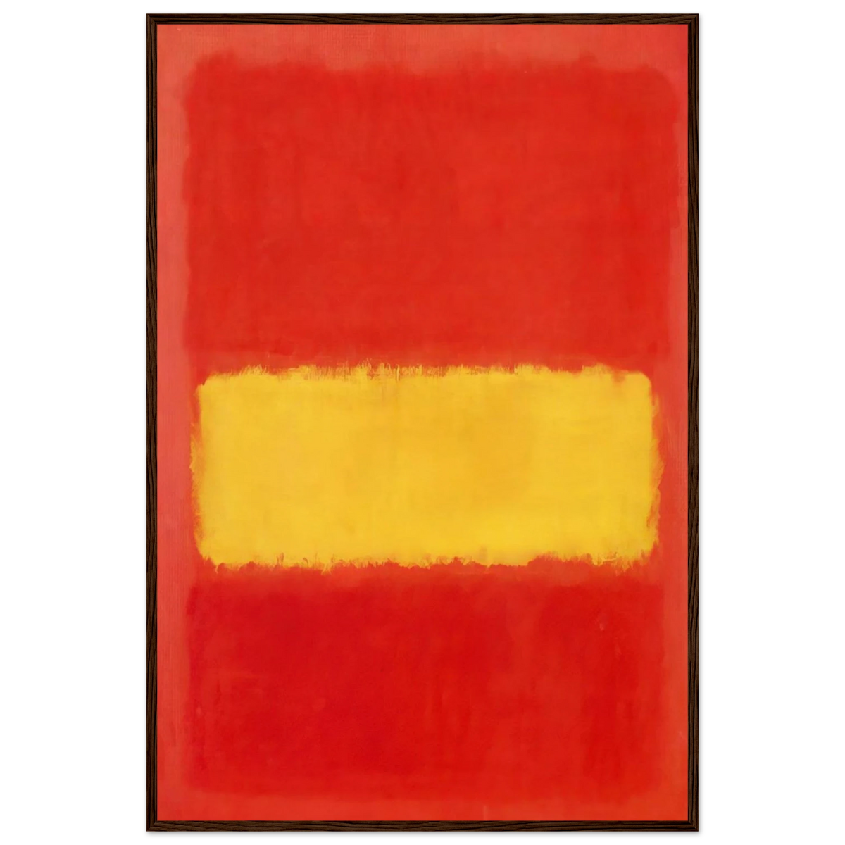 Yellow band - 1956 Framed Poster | Mark Rothko Framed Prints Wall Art | Rothko Prints