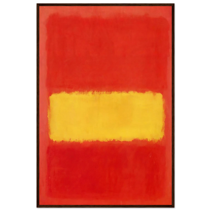 Yellow band - 1956 Framed Poster | Mark Rothko Framed Prints Wall Art | Rothko Prints