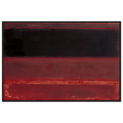 Four Darks in Red - 1958 Framed Poster | Mark Rothko Framed Prints Wall Art | Rothko Prints