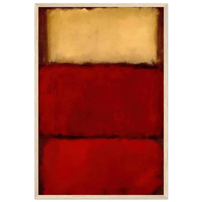 Red - 1964 Framed Poster | Mark Rothko Framed Prints Wall Art | Rothko Prints
