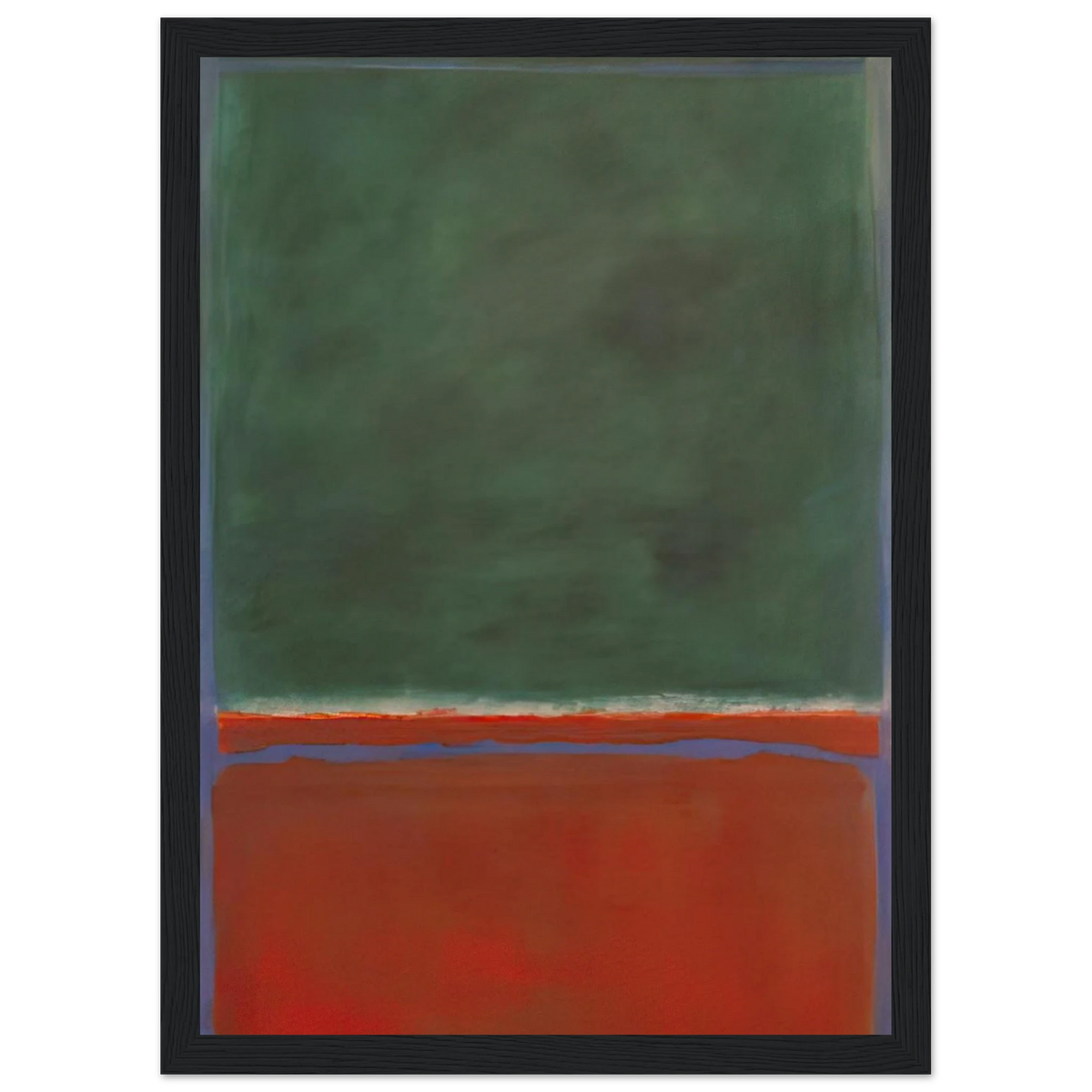 Green and Maroon - 1953 Framed Poster | Mark Rothko Framed Prints Wall Art | Rothko Prints