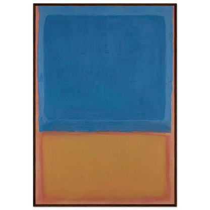 Untitled Red, Blue, Orange - 1955 Framed Poster | Mark Rothko Framed Prints Wall Art | Rothko Prints