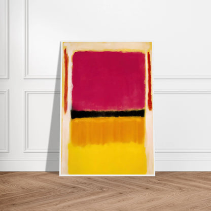 Violet, Black, Orange, Yellow on White and Red - 1949 Framed Poster | Mark Rothko Framed Prints Wall Art | Rothko Prints