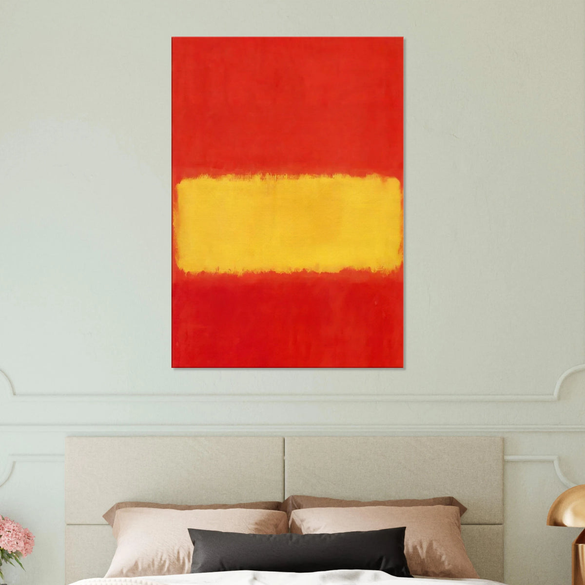 Yellow band - 1956 Canvas | Mark Rothko Canvas | Rothko Prints